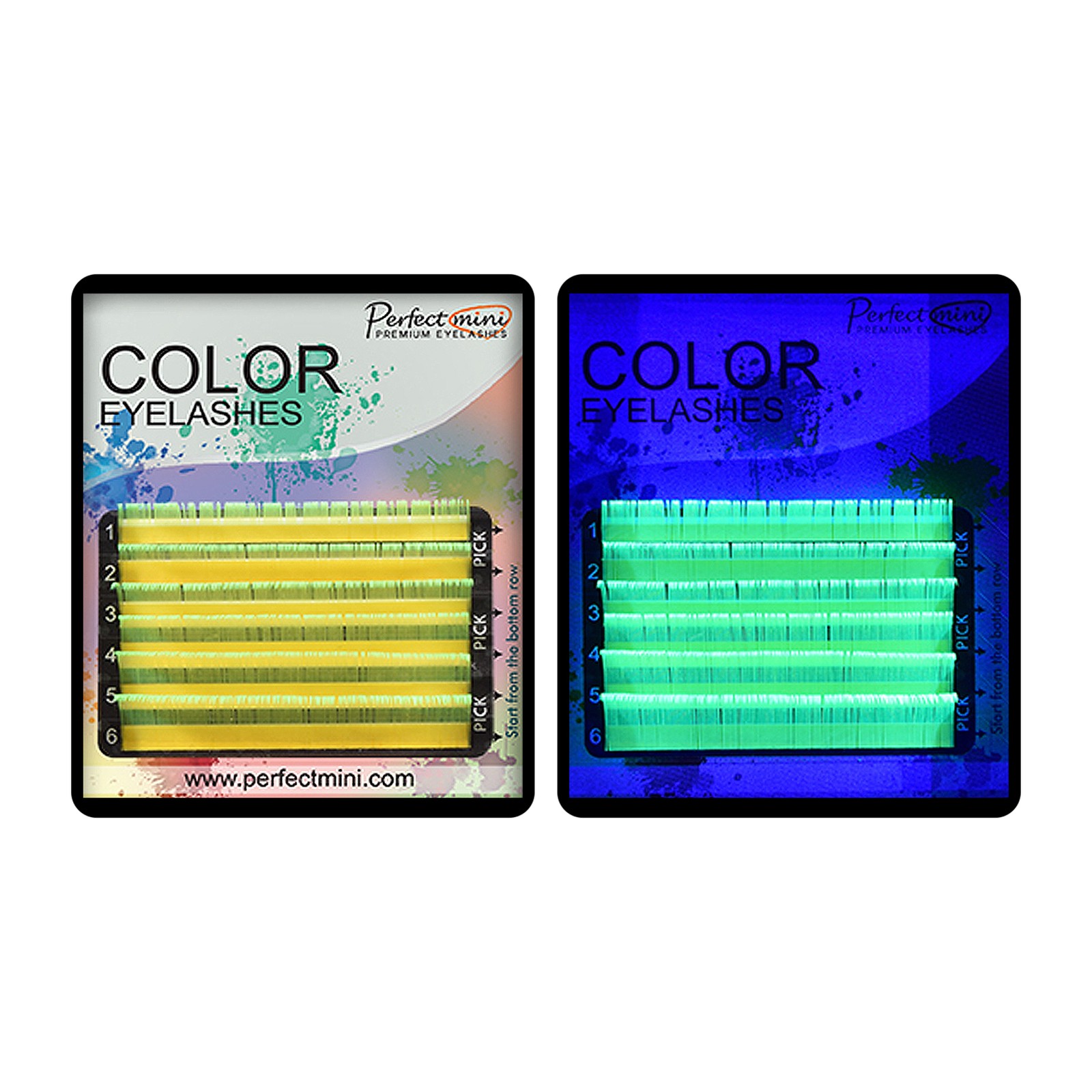 Mini fluorescente perfetta -  Galben -  Mescolare 8-13, C, 0,10 mm