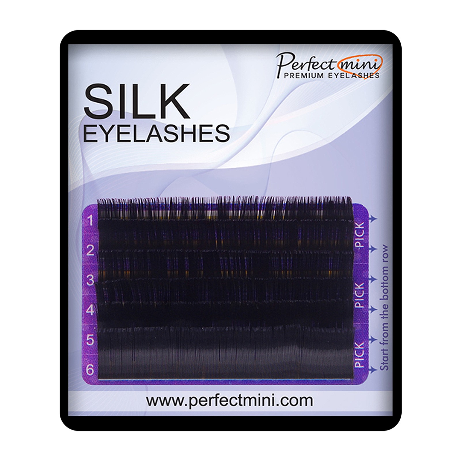 Premium Silk Lashes Extreme -  16mm, D, 0.10mm